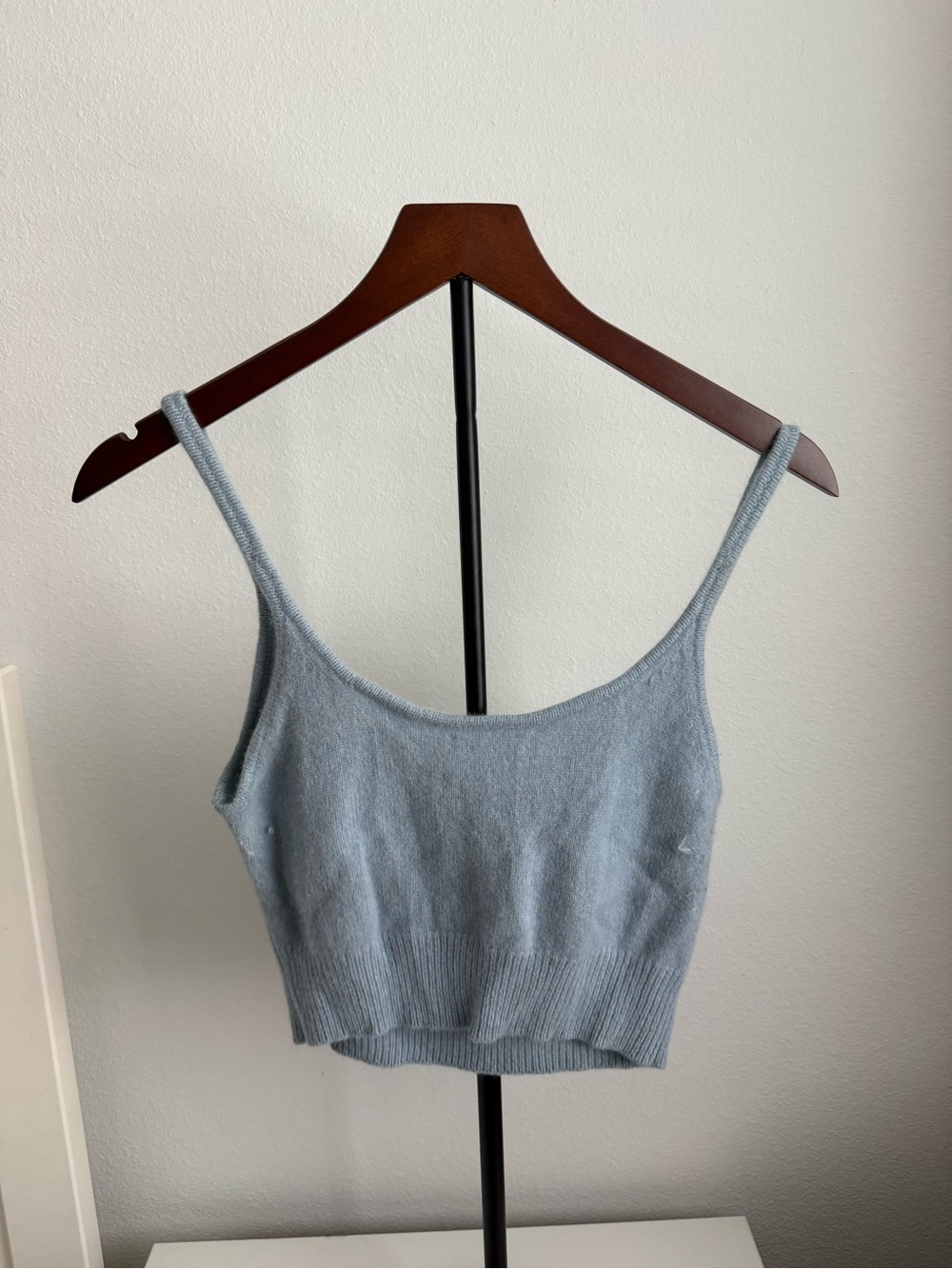 Reformation Powder Blue Cropped Cardigan and Tank Set - Picture 4 of 8